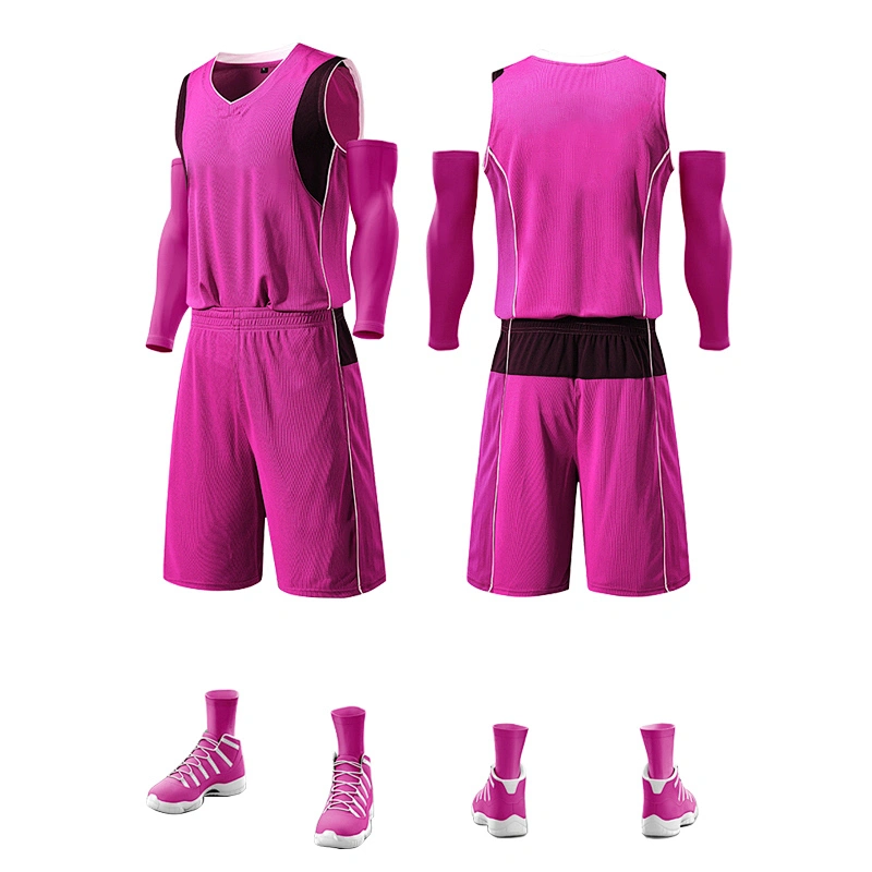 Best Wholesale Cheap Reversible Youth Basketball Uniform Set