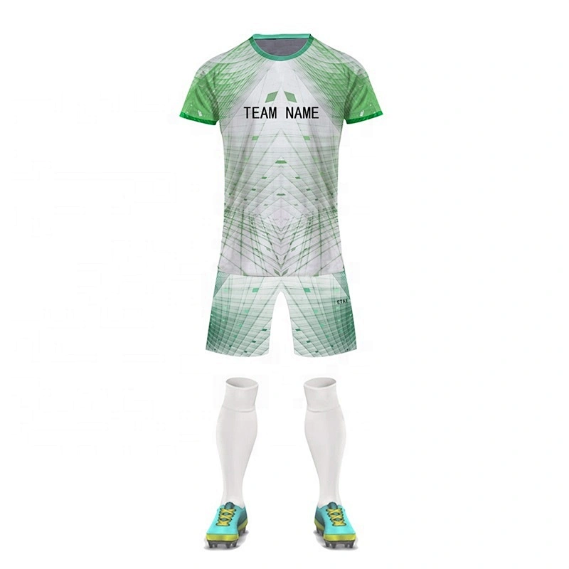 Custom Sublimation Soccer Uniform Men Training Suit Football Set Sports Soccer Jersey
