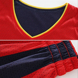 Custom Your Own Team Uniforms Basketball Jerseys Design Reversible Basketball Uniform Set