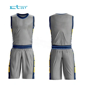 Design Customized Reversible Basketball Jersey Sublimation Uniform