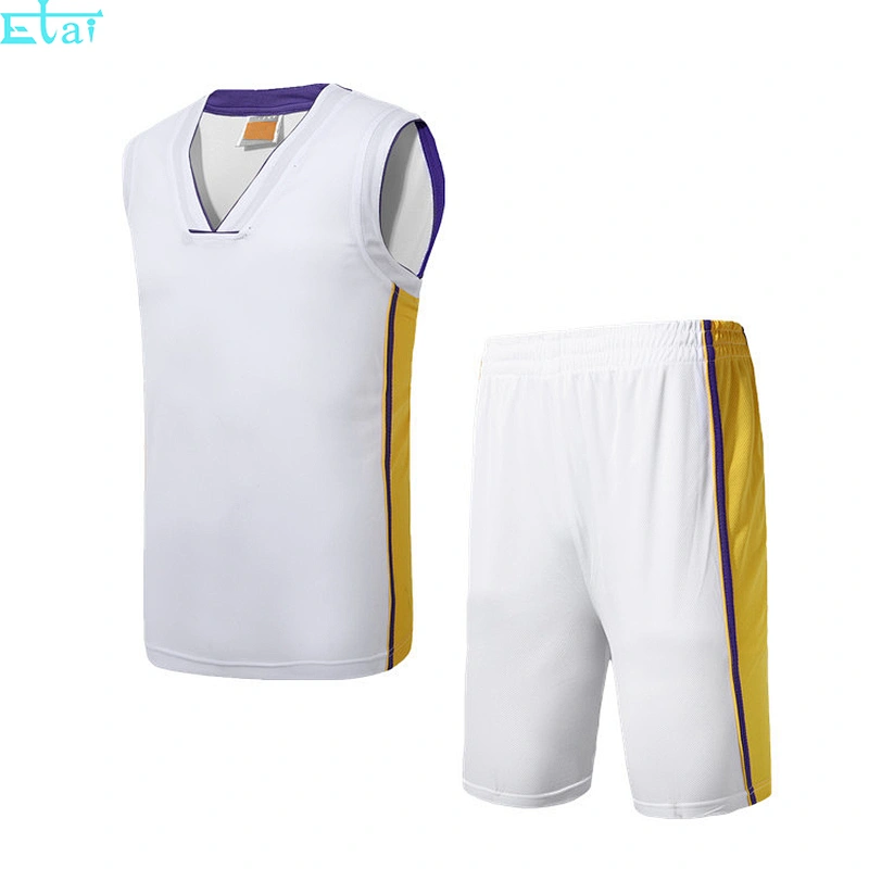 100% Polyester Reversible Basketball Wear euroleague basketball jerseys