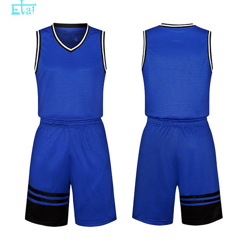 Reversible mesh men basketball jerseys uniform dominicana