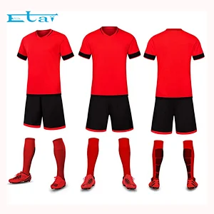 custom colorful cheap football teams t shirts wholesale blank soccer jersey