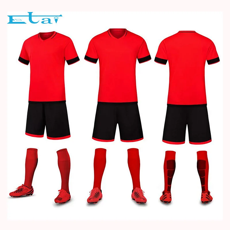 custom colorful cheap football teams t shirts wholesale blank soccer jersey