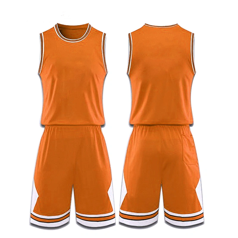 New Design Soft Breathable Quick Dry Red Mens Basketball Uniforms