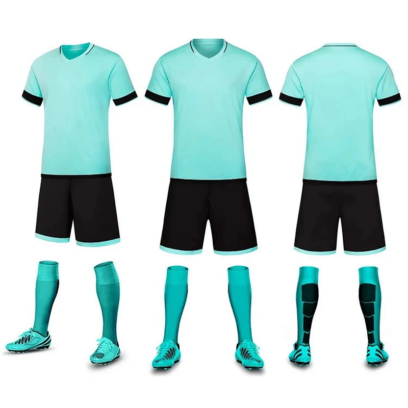 custom colorful cheap football teams t shirts wholesale blank soccer jersey