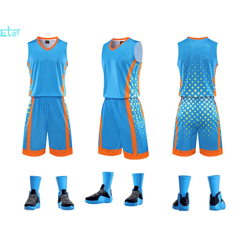 Sublimation basketball jersey uniform design usa mens basketball jersey