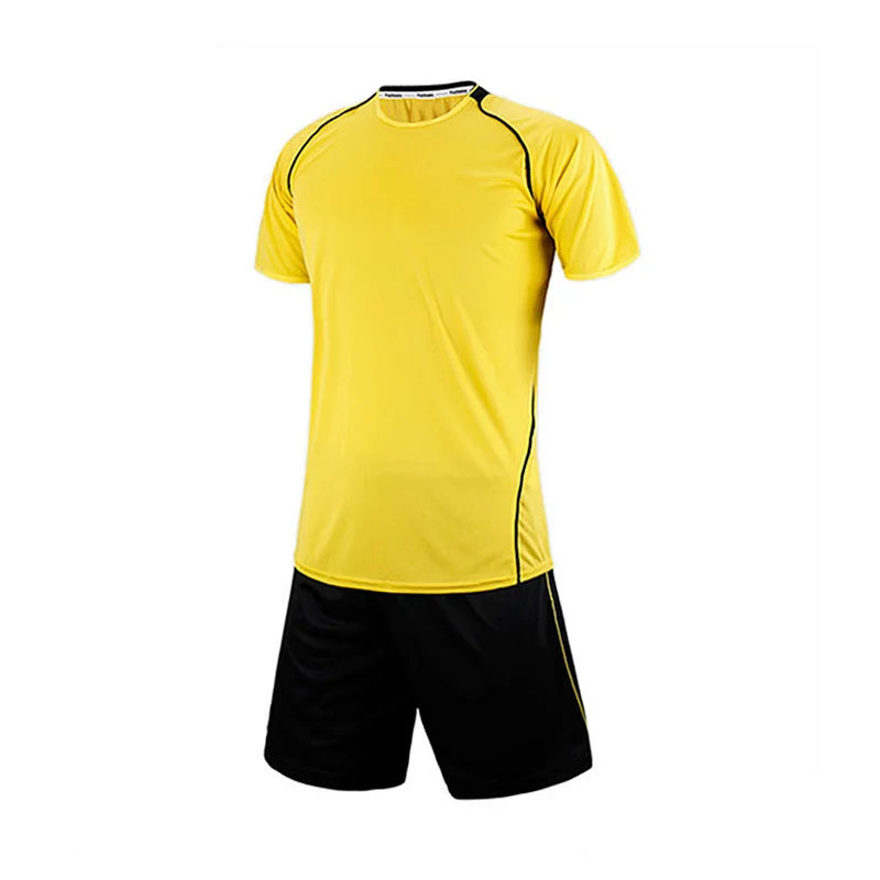 men soccer jersey set uniform team spain football uniform wholesale