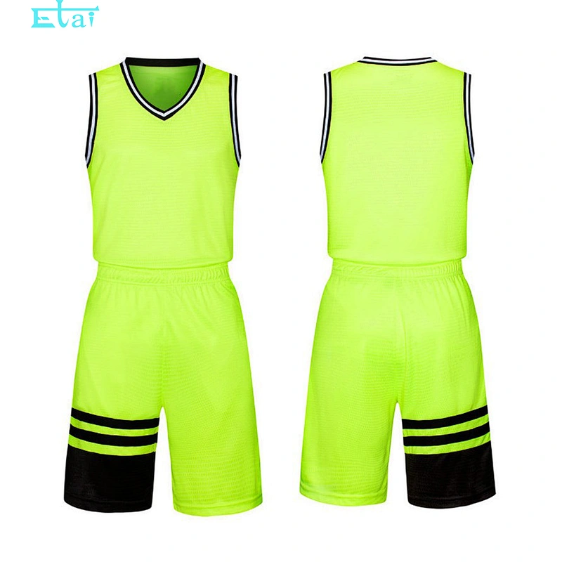 Reversible mesh men basketball jerseys uniform dominicana