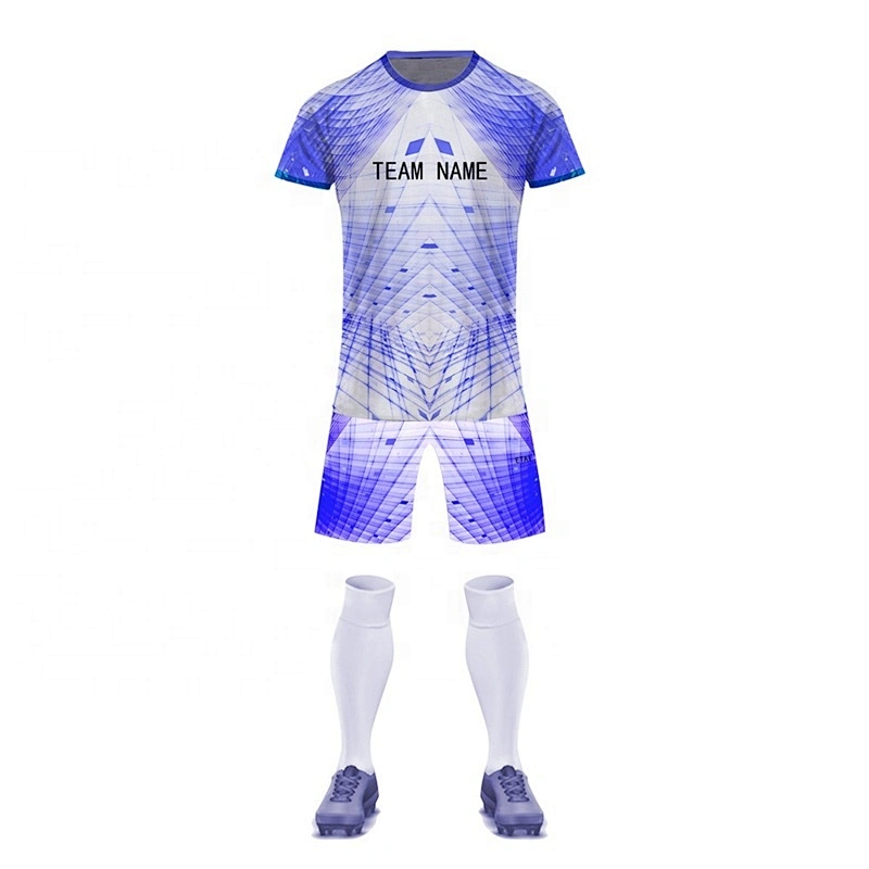 Custom Sublimation Soccer Uniform Men Training Suit Football Set Sports Soccer Jersey