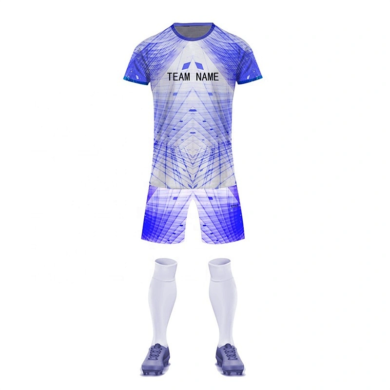 Custom Sublimation Soccer Uniform Men Training Suit Football Set Sports Soccer Jersey