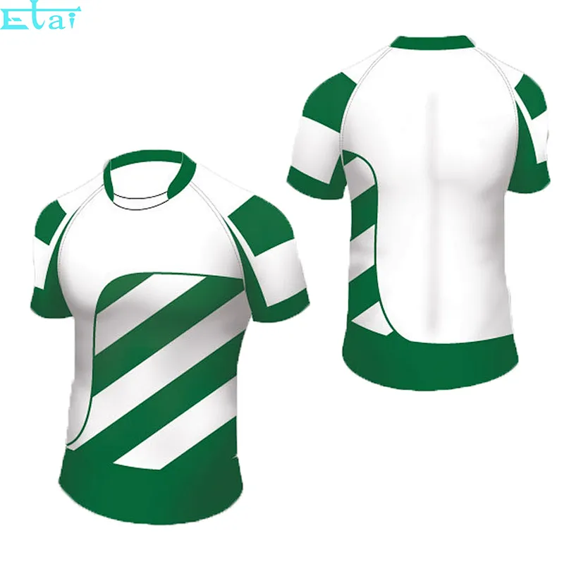 Heavy strong sublimation rugby jersey fabric brazil rugby jersey