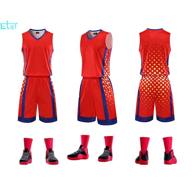 Sublimation basketball jersey uniform design usa mens basketball jersey