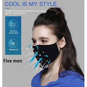 Five men custom silver ion party printing sublimation face cover washable