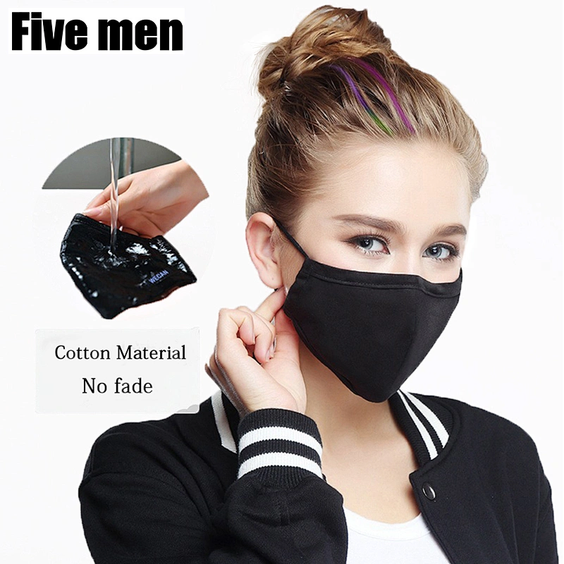 Five men wholesale reusable washable fashion party sublimated face cover