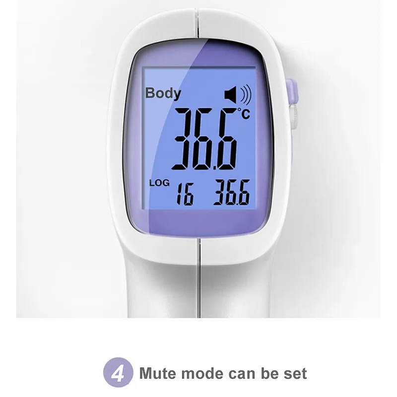 Non contact infrared digital forehead thermometer for ear and forehead