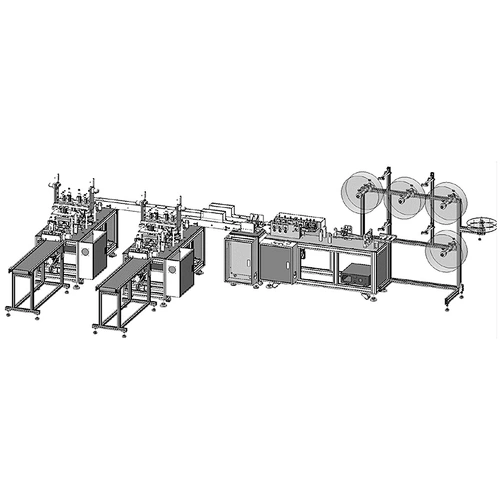 disposable face mask making machine fully automatic for the production of medical masks