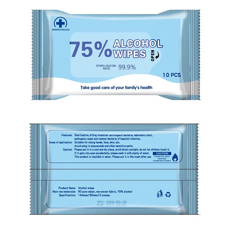 75% Alcohol Disinfecting  Wipes