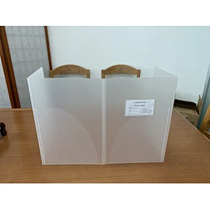 PP student shield folding student desk shield portable student desk shield clear