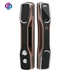 guud quality IC card door lever lock aluminum security door lock