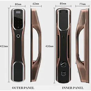 guud quality IC card door lever lock aluminum security door lock