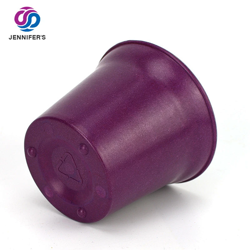 Different Colors Bamboo Fiber Garden Round Plant Pot Colorful Bamboo Flower Pot Bamboo Fiber Planters