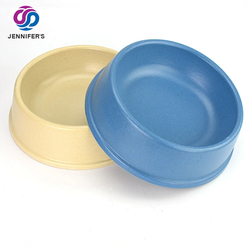 Pet Accessories Wholesale Non-slip Feeder Dog Feeding Pet Biodegradable bamboo fiber Bowl