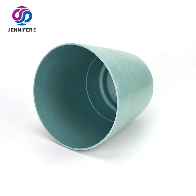 OEM colorful Biodegradable bamboo mini bamboo fiber Plastic plant pots