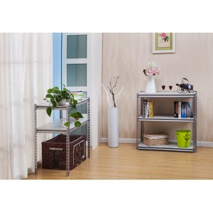 High Quality hexagon shelf racks hanging wood shelves