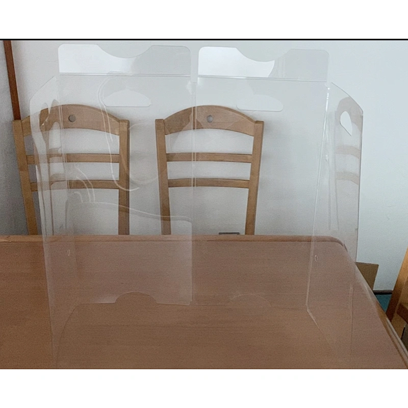 PET student desk shield folding student plastic shield student shield