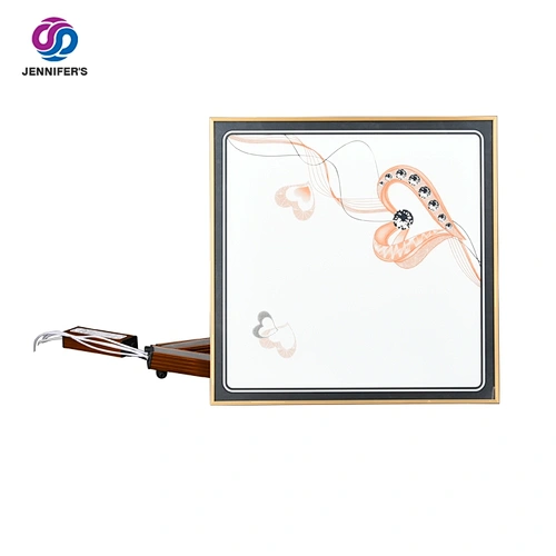Low Power Square Led Ceiling Panel Light With Decorative Pattern