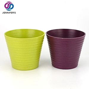 OEM Grow Healthily Biodegradable Bonsai Small Plant Bamboo Fiber Pots