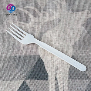 Eco friendly disposable degradable paper PLA spoon and fork knife factory