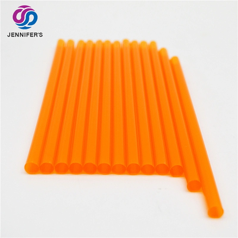 Wholesale Colorful Straight Biodegradable Food Grade degradable PLA Paper print Drinking Straw for Cocktail