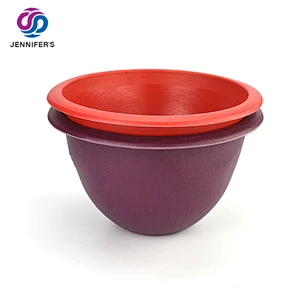 2019 Reusable Bamboo Fiber Large Outdoor Decorative garden Plant Flower Pots