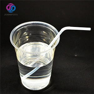 Factory Individual Packing Folding U-shape Disposable 100% Biodegradable PLA Drinking bendable paper Straw