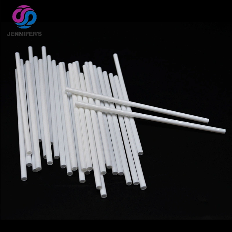 Customized Colors and Pattern Biodegradable Compostable Straight PLA Drinking Paper Straws