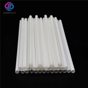 Customized Colors and Pattern Biodegradable Compostable Straight PLA Drinking Paper Straws