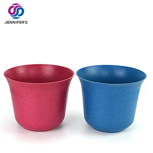 Different Colors oem Desktop & Balcony Decoration Eco Material Biodegradable Plant Pots