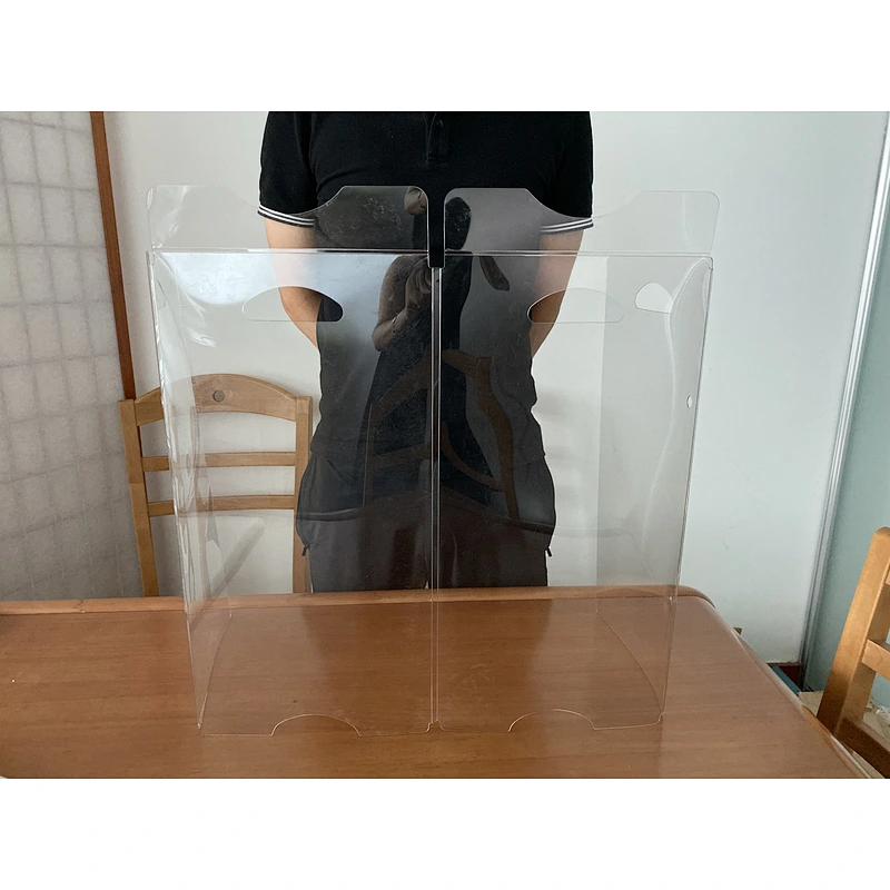 PET student desk shield folding student plastic shield student shield