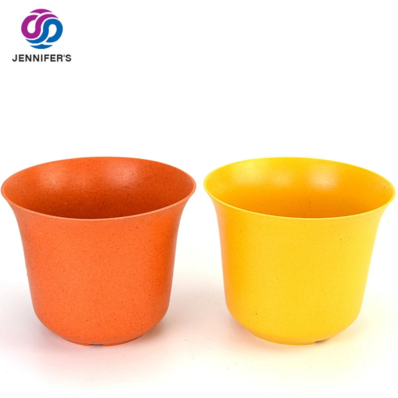 Different Colors oem Desktop & Balcony Decoration Eco Material Biodegradable Plant Pots