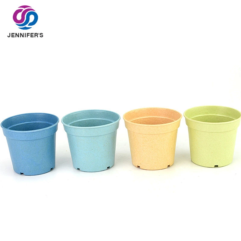 Wholesale Eco Friendly biodegradable compostable industry bamboo fiber planting pots