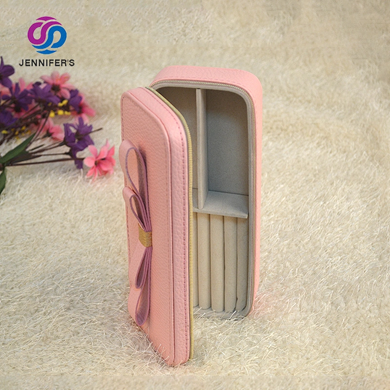 Wholesale Set Leather Custom Logo Printed personalized Clear Girls Jewelry Packaging Box Luxury Gift Box with mirror for sale