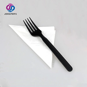 Biodegradable dinnerware eco friendly Disposable paper cutlery set dessert kitchen fruit spoon fork and knife set