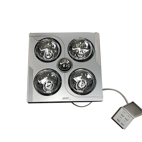 Electric panel heater Traditional ceiling lamp warm Yuba integrated ceiling multi-function Yuba four-lamp three-in-one heater