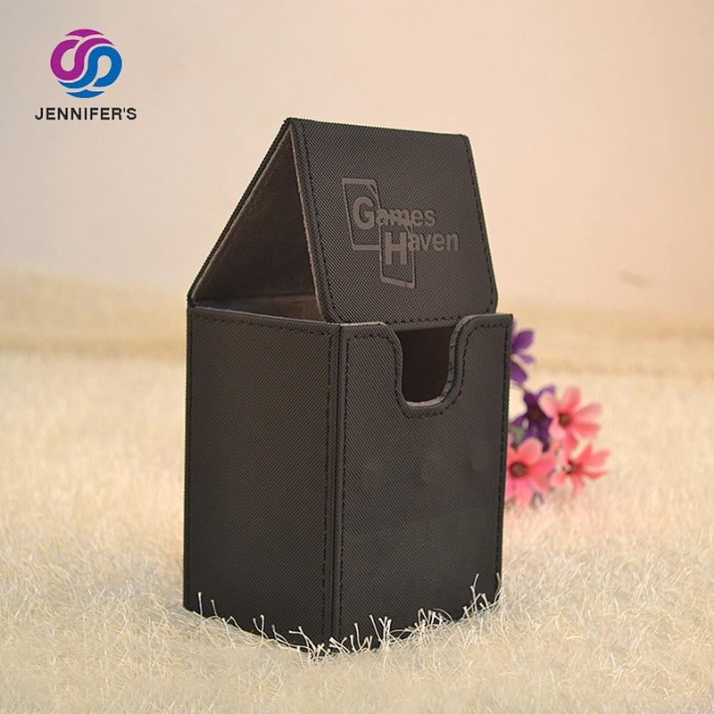 ISO9001 customized  Gift Board Game Set Paper Plastic Playing Cards Poker Set Leather card game box