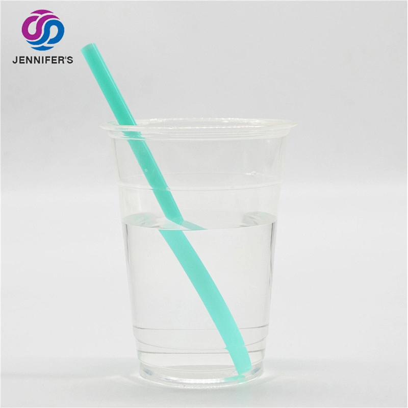 100% Compostable PLA degradable straw customized diameter straw straight or bent  straw BPA Free