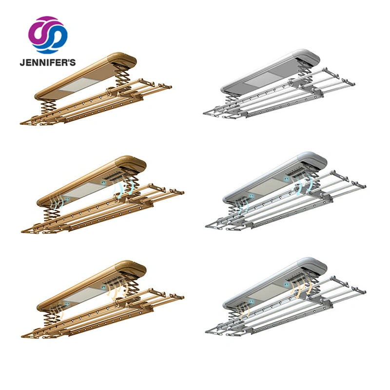Factory New Electric remote control automatic lifting folding ceiling mounted clothes drying rack hanger