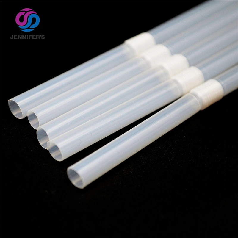 Factory Individual Packing Folding U-shape Disposable 100% Biodegradable PLA Drinking bendable paper Straw