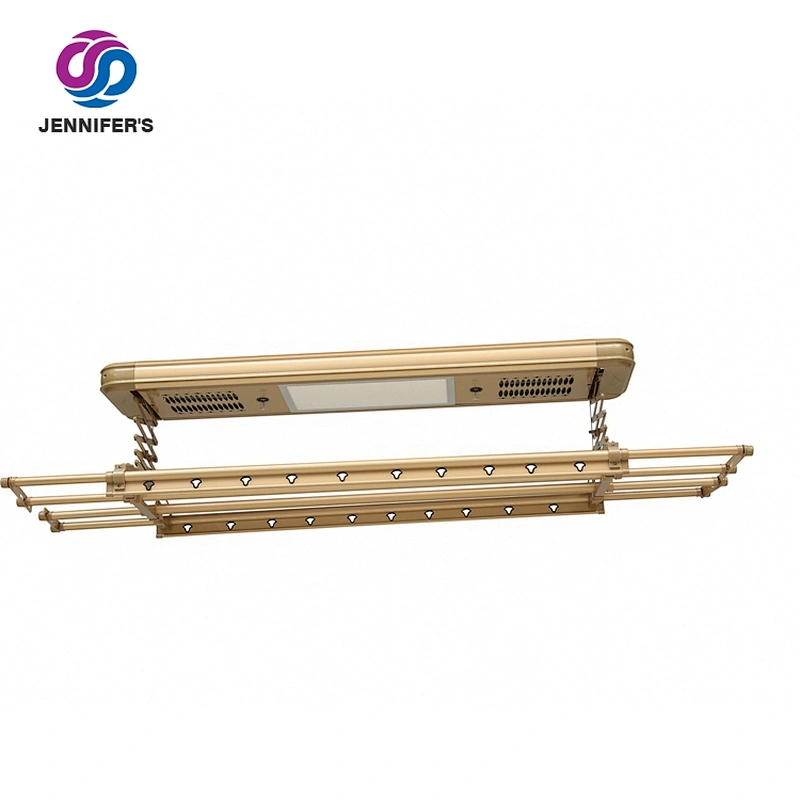 Led Lighting , Air-Dried , Disinfection , Kiln-Dried  Double Pole Hanger Electric Clothes Airer